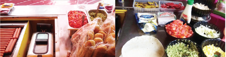 carritos de comida