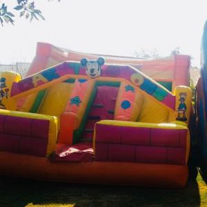 Mickey 2 Tobogan juego inflable