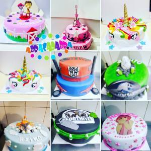 tortas divertidas de fondant