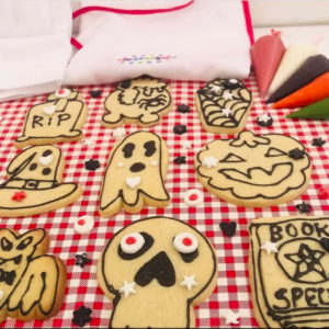 Taller decoración galletas de Halloween