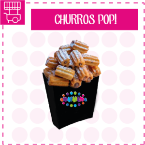 Carrito de CHURROS POP! 50 porciones