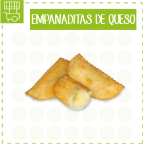 Carrito de 100 porciones de empanaditas de queso