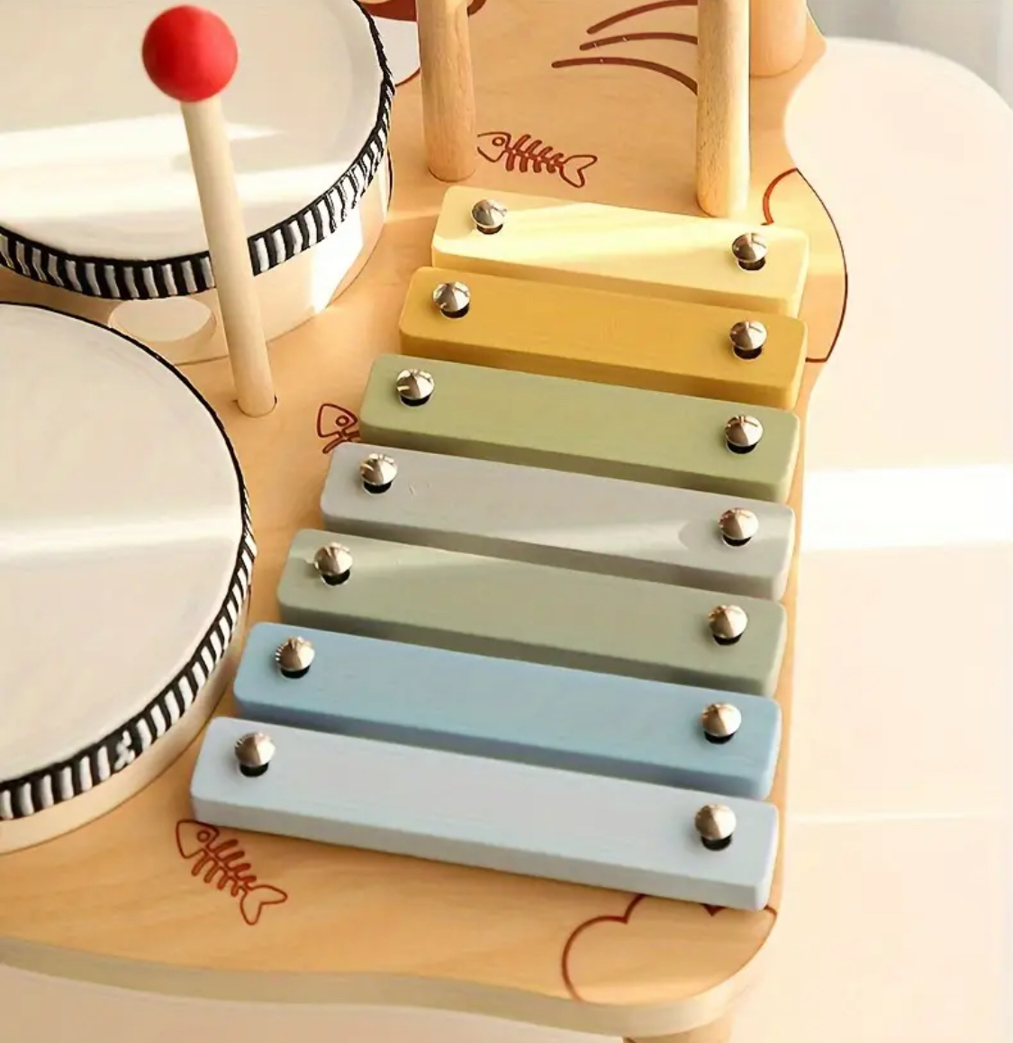 Batería de madera, percusiones de madera! - Imagen 3