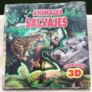Animales salvajes carrusel 3D