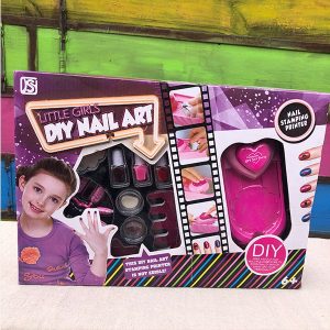 little girls diy nail art diseño uñas