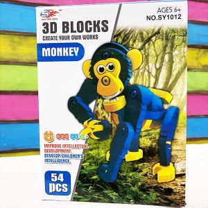 Rompecabezas 3D mono