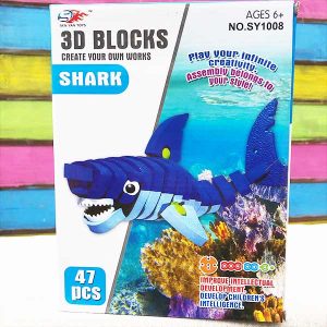 Rompecabezas 3D tiburón