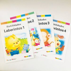 colección de 4 librillos habilidades laberintos