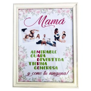 Cuadro personalizado Día de la Madre 32x23 cms