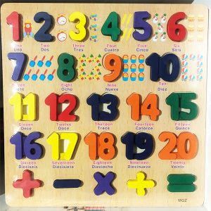 encaje de numeros 1 al 20