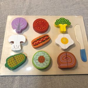fraccionador de alimentos de madera