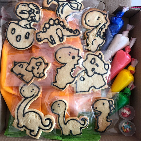Kit decoración de Galletas de Dinosaurios adorables