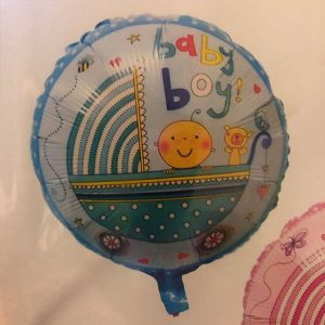globo metalizado baby shower 53x47 baby boy