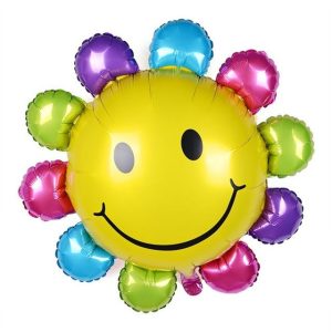 globo flor feliz 45x38 cms