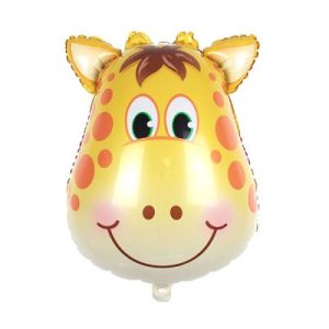 globo metálico jirafa 35x28 cms