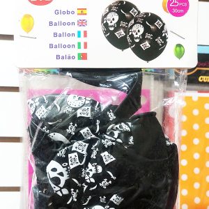 globos estampado pirata 25u n9