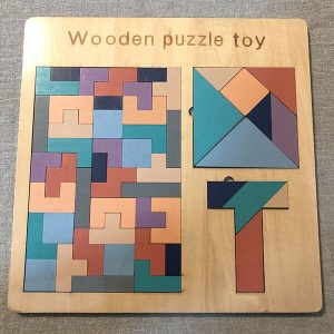 puzzle de madera 3 en 1