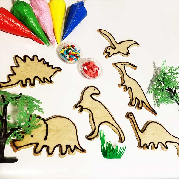 Kit decoración de Galletas de Dinosaurio