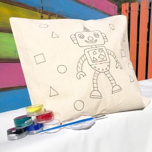 kit para pintar Cojín de robot