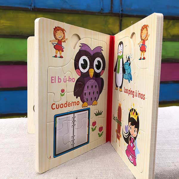 Libro 6 rompecabezas de madera 2 - Imagen 4