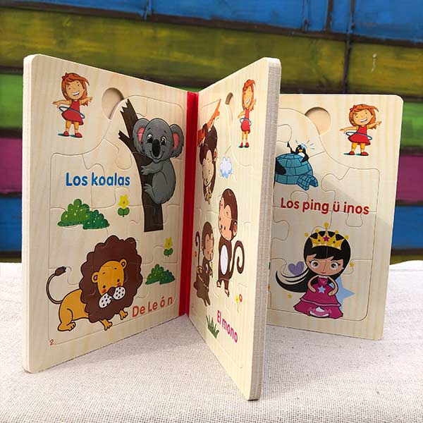Libro 6 rompecabezas de madera 2 - Imagen 3