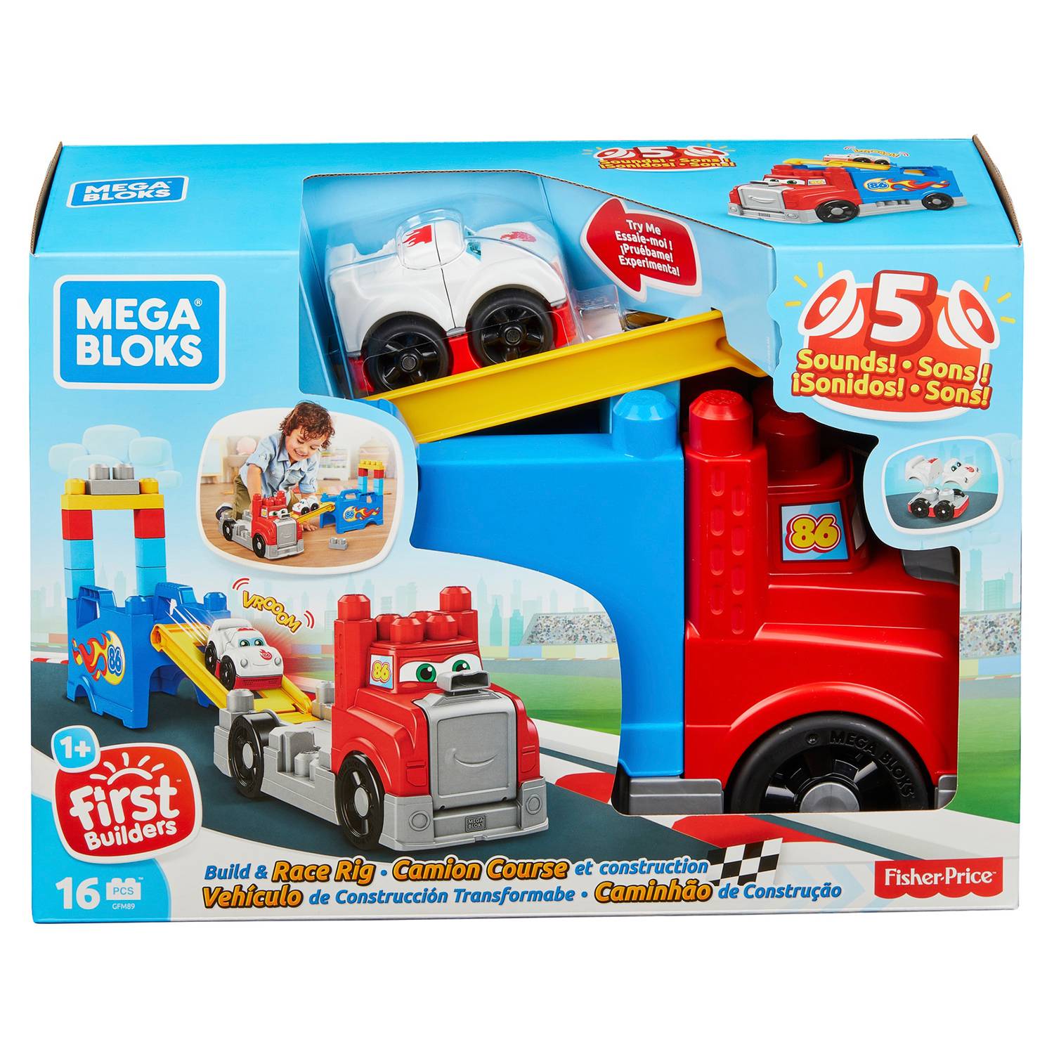 Mega Bloks Vehículo Transformable De Construcción