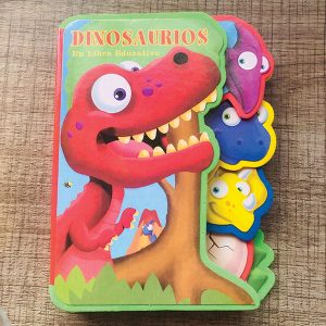 mini libro goma eva dinosaurios