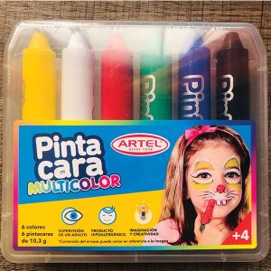 pintacara artel multicolor 6 unidades