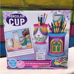 set para pintar 3 floreros de porcelana