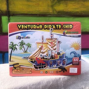 Puzzle 3D barco pirata aventura