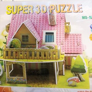 Puzzle 3D casa 2 pisos