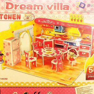 Puzzle 3D cocina divertida