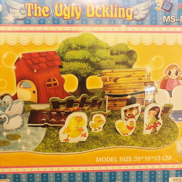 Puzzle 3D animales de la granja