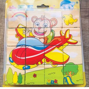 puzzle 3D madera transportes 6 en 1