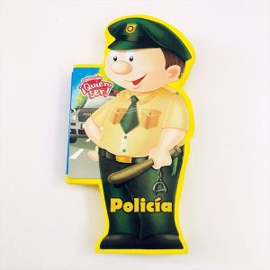 mini libro de goma eva quiero ser policia