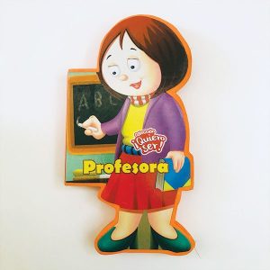 mini libro de goma eva quiero ser profesora
