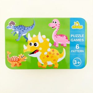 Rompecabezas 24 de madera dinosaurios